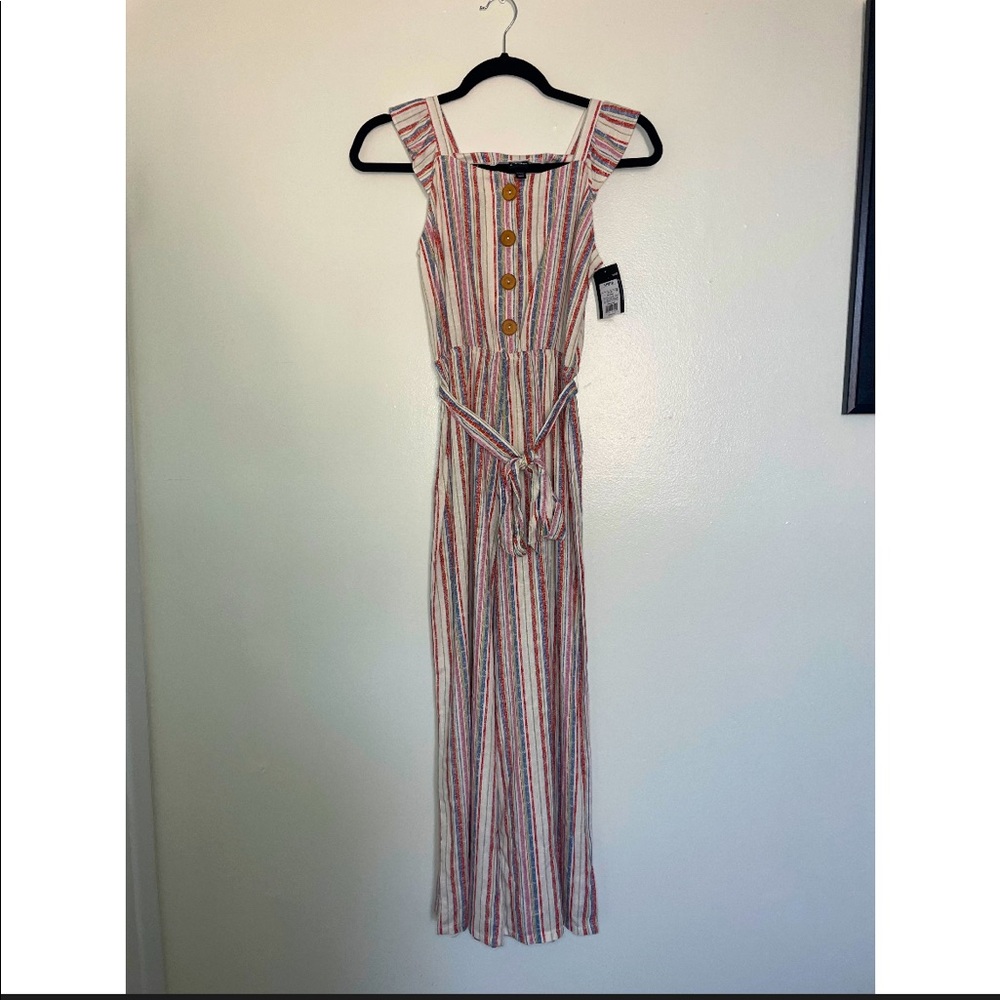 Stripe Jumpsuit